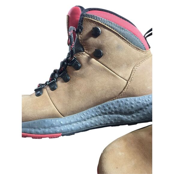 Columbia Womens Tan Newton Ridge Plus II Waterproof Hiking Boots Size 7 - Picture 6 of 11